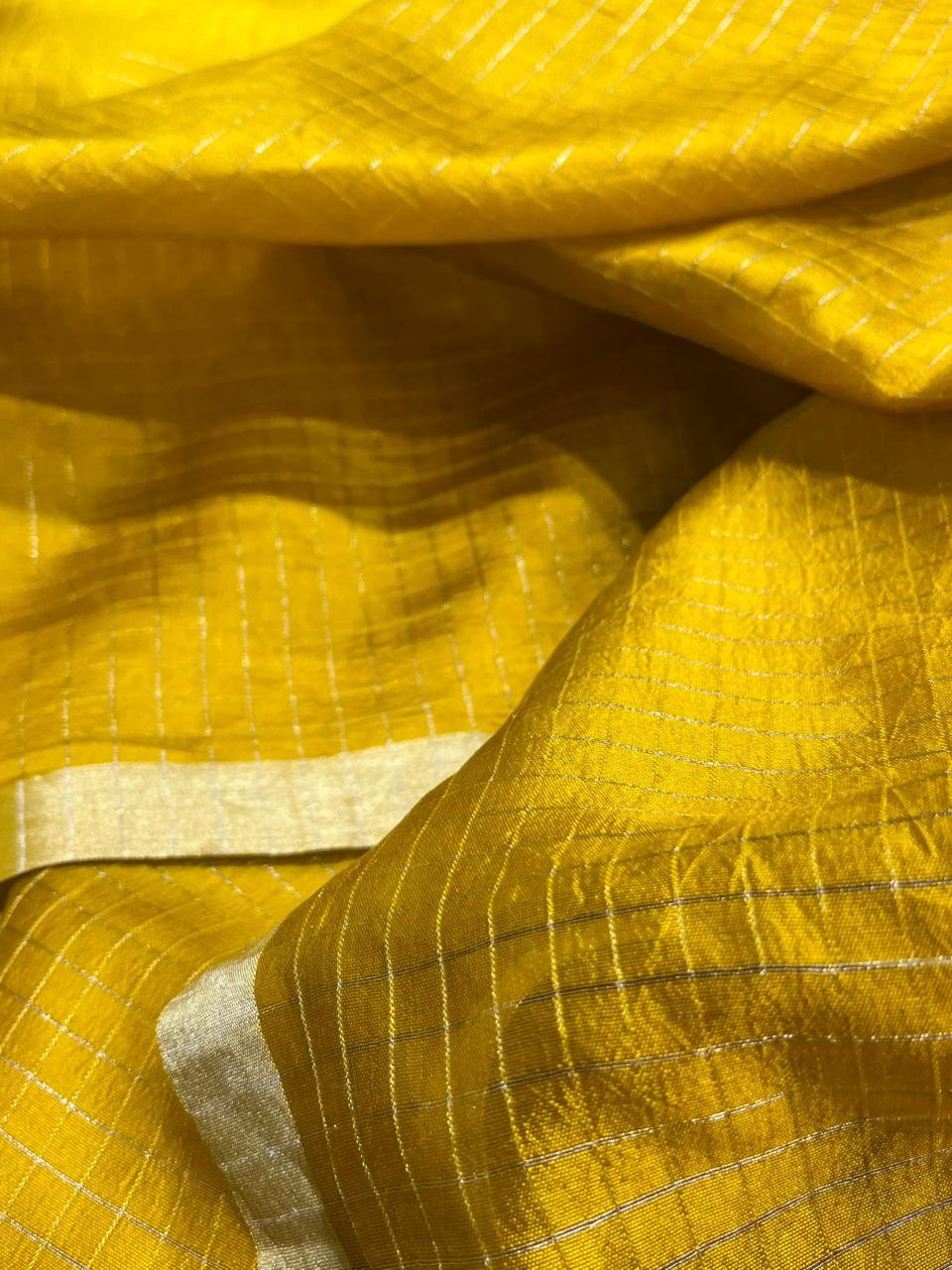 K.R KASAT - Yellow Fabric Material